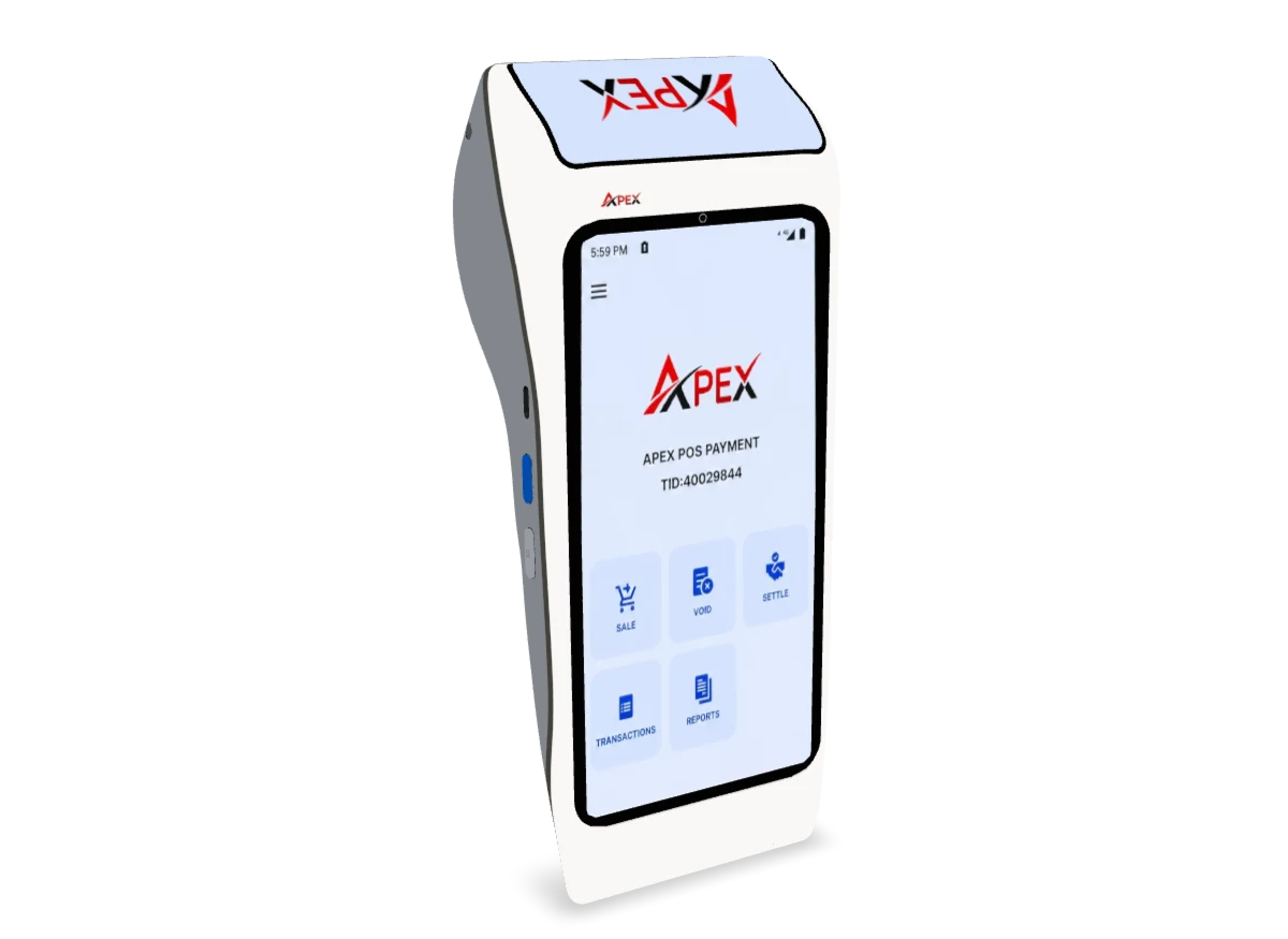 Interactive 3D model of the Apex Smart POS
